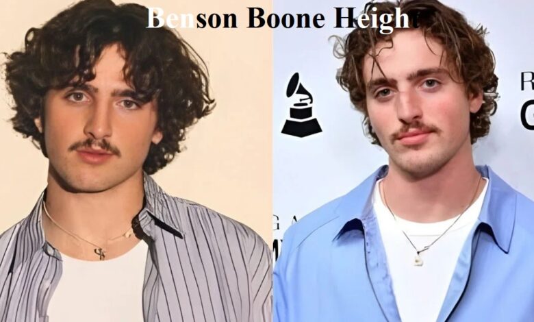 Benson Boone Height